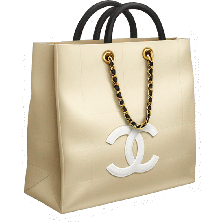 Chanel shopping bag  emoji