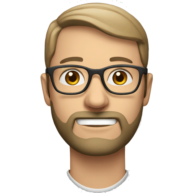 british man teacher with glasses and a beard emoji