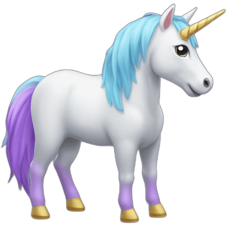 Licorne Ui fais un dabe🦄🤔 emoji