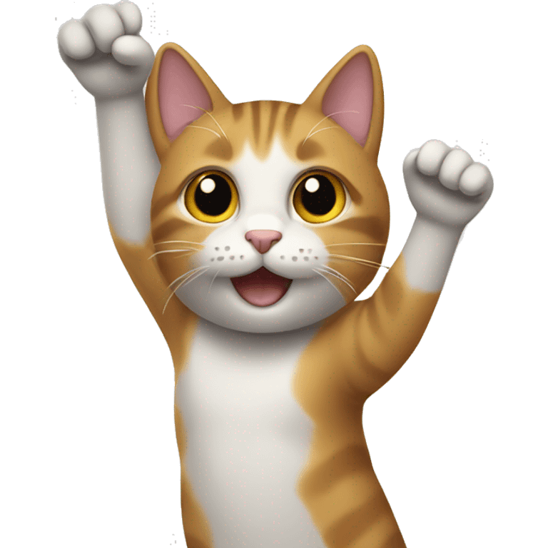 cat waving hand
 emoji