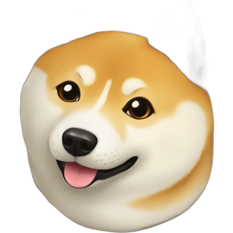 Shiba raclette emoji