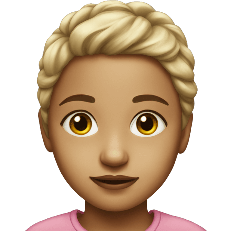 realistic portrait of girl emoji