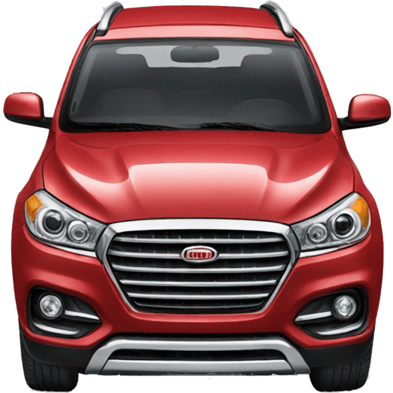 red haval car emoji