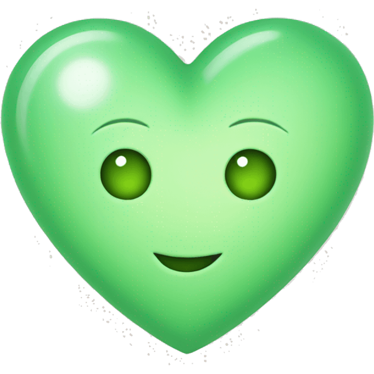 light green heart emoji