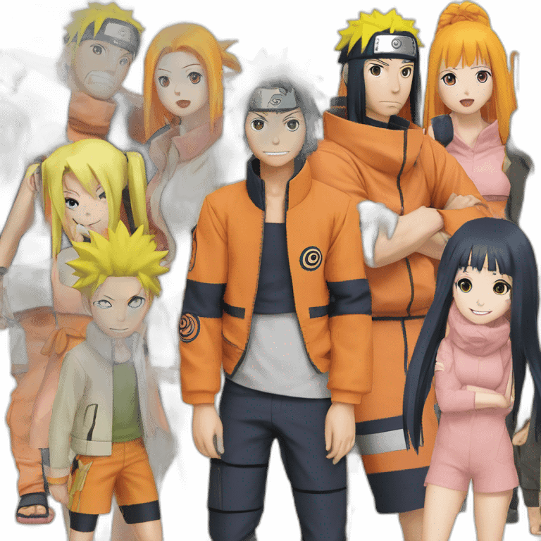 La famille de naruto uzumaki emoji