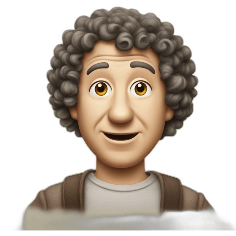 Curly joe of the three stooges emoji