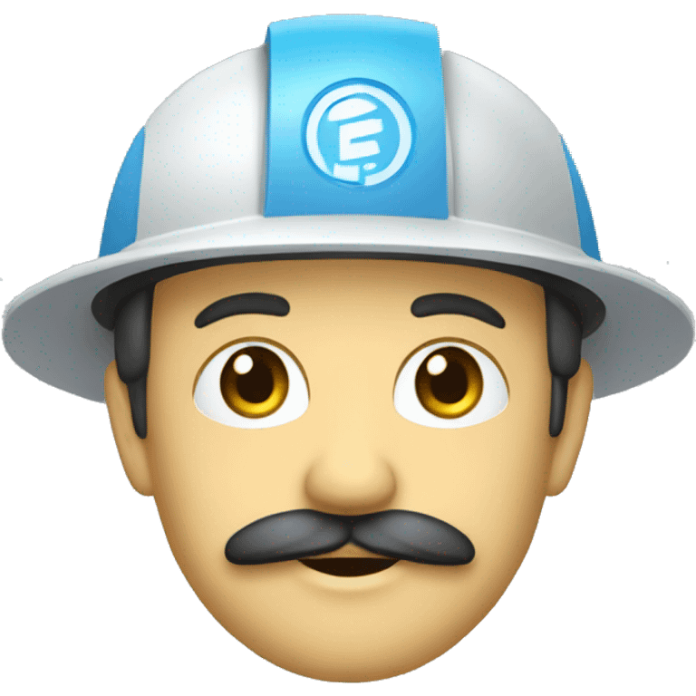 un ingeniero electrico sin bigote emoji