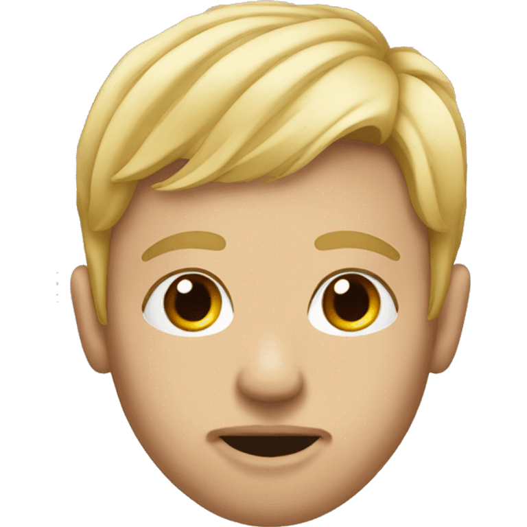 blond mans face with septum piercing emoji