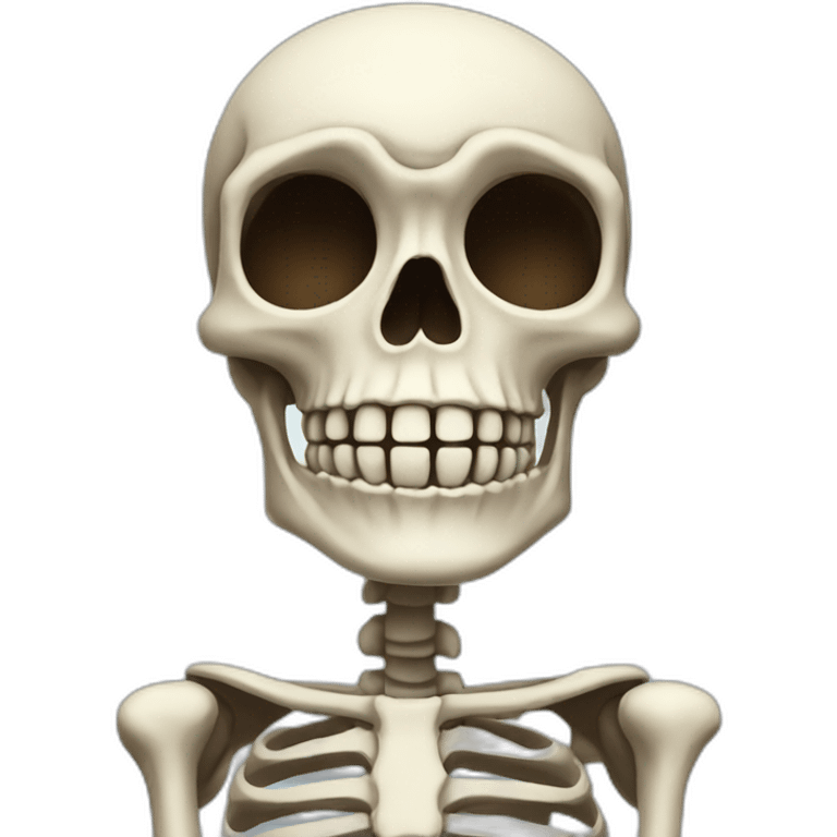 skeleton looking to the right emoji