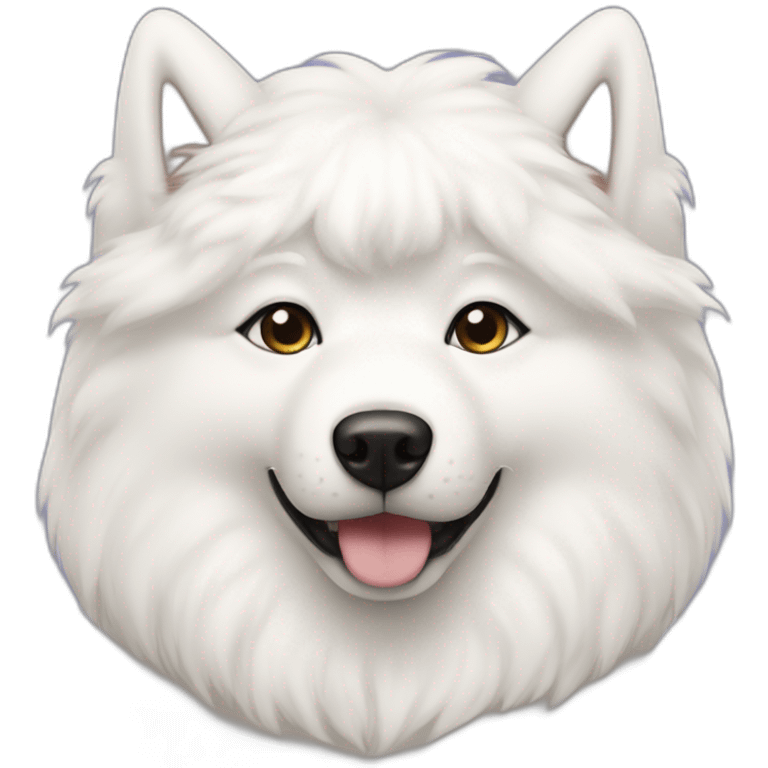 Samoyed god girl emoji