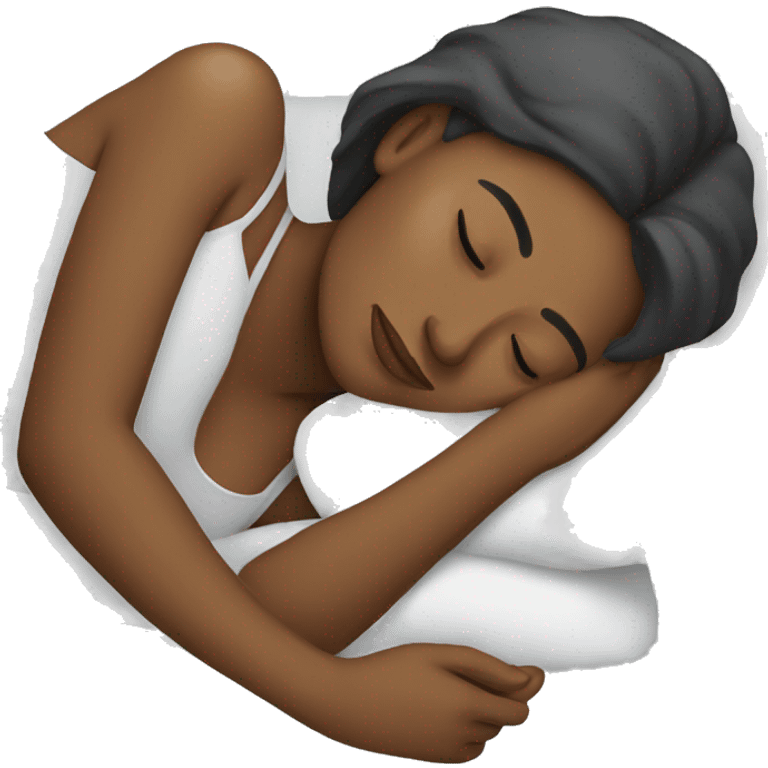 Woman sleeping emoji