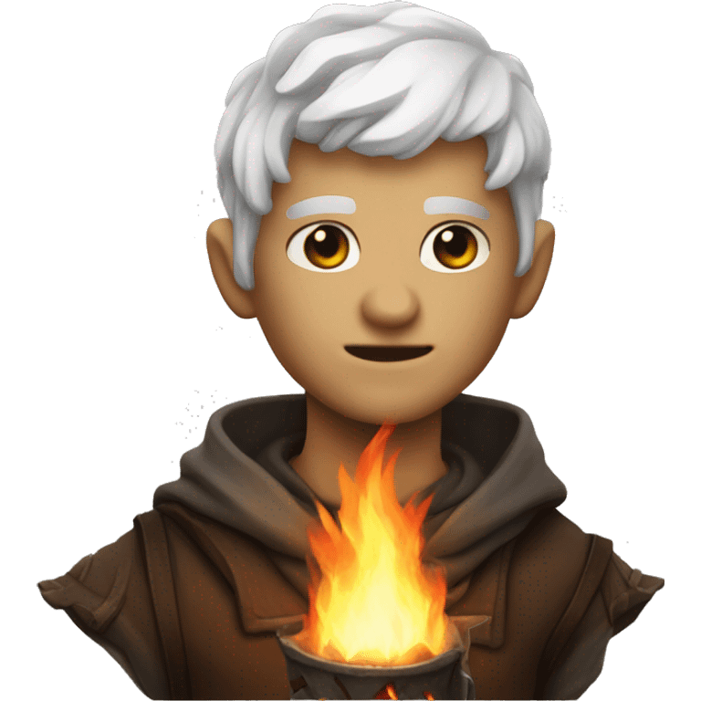 Pyromancer white skin emoji