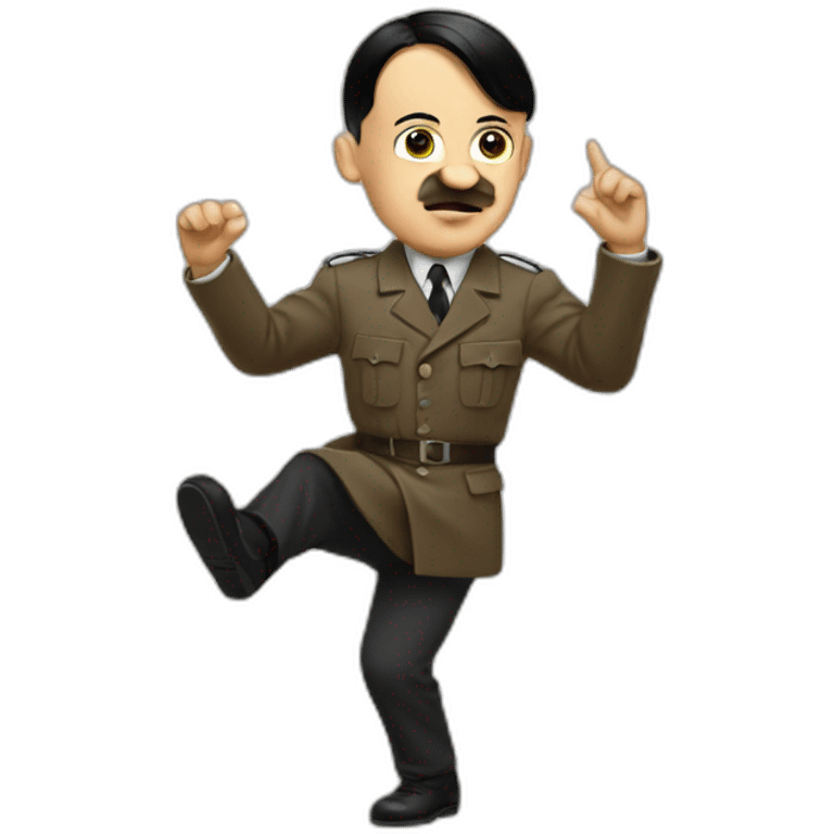 Hitler dancing emoji