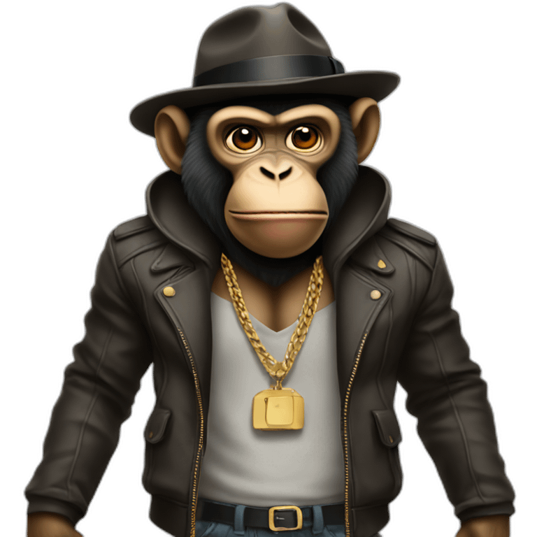 gangster monkey emoji