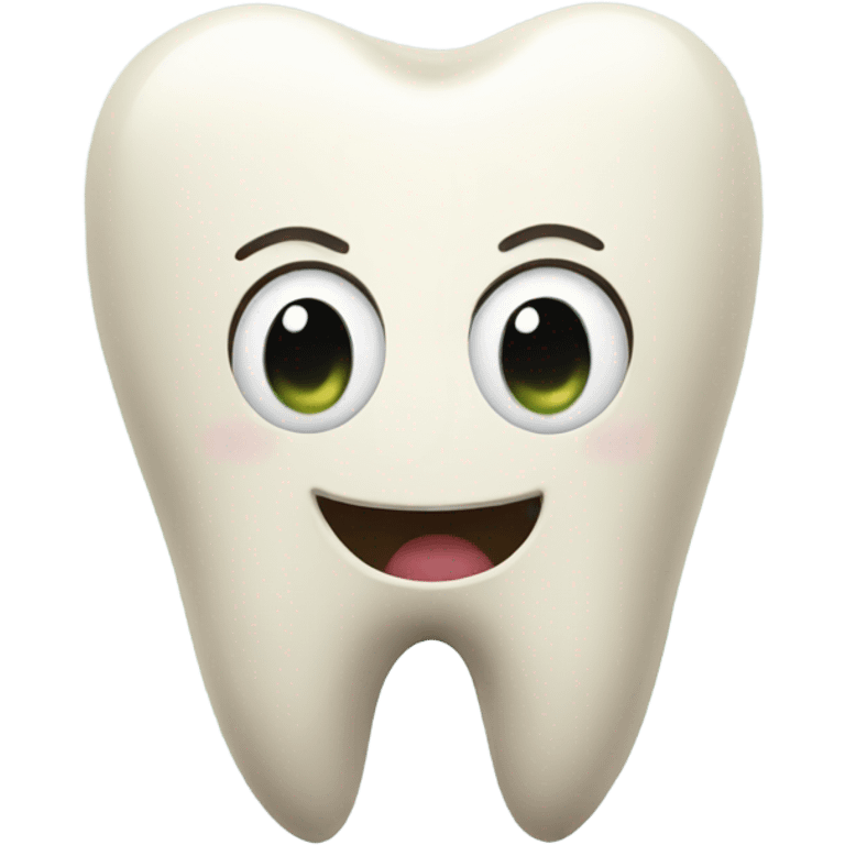 Tooth emoji