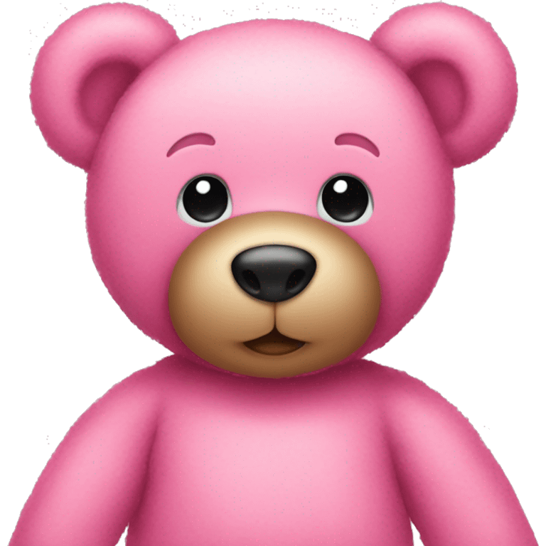 pink teddy bear emoji