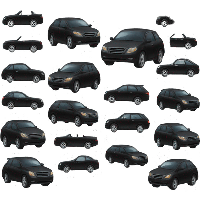 a black car emoji