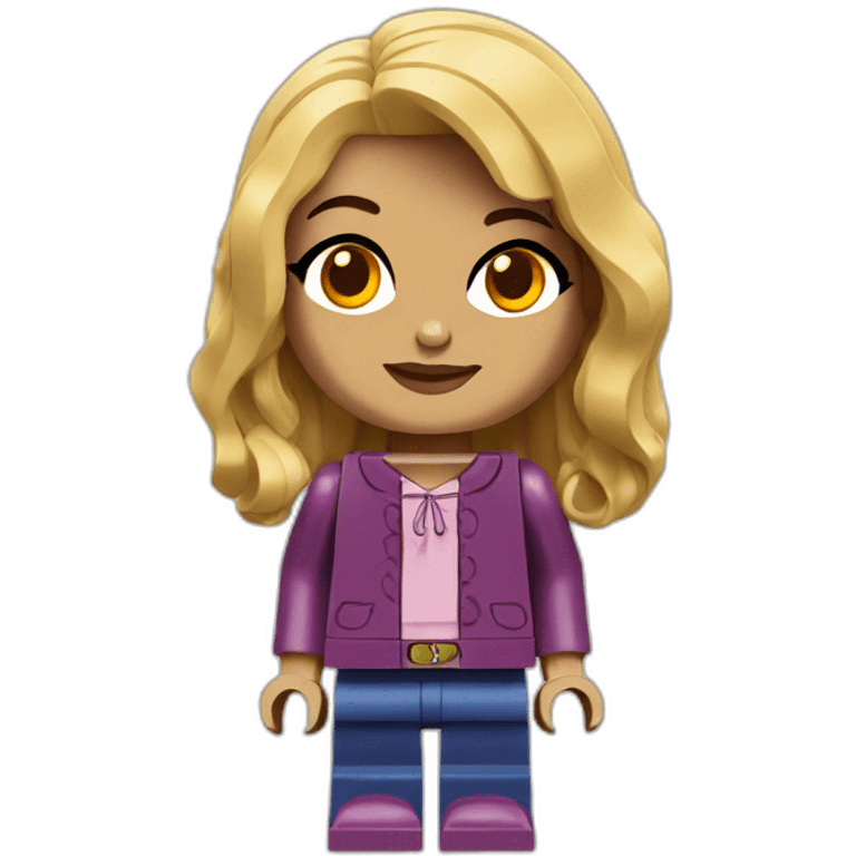 Lofi Girl in lego style emoji