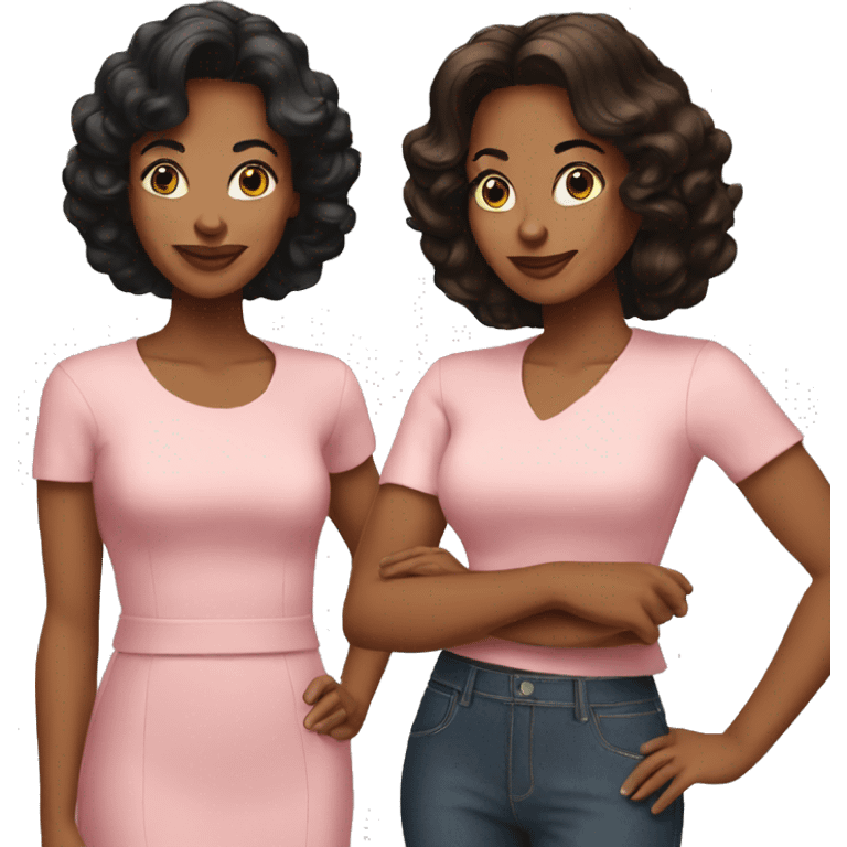 Jackie and Michelle emoji