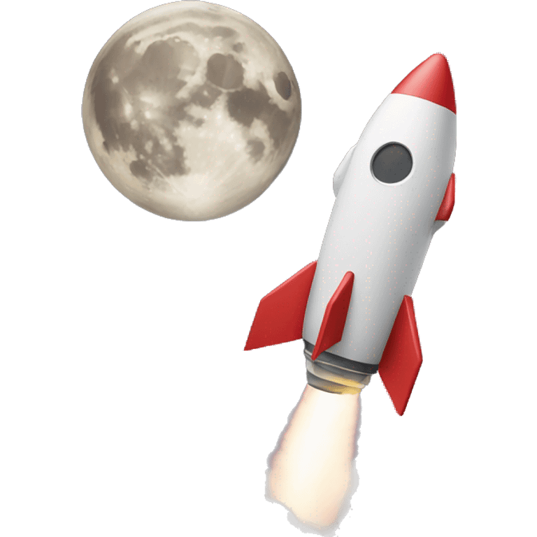 Guy with face hidden riding a rocket to the moon emoji