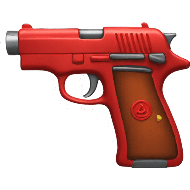 Red gun emoji