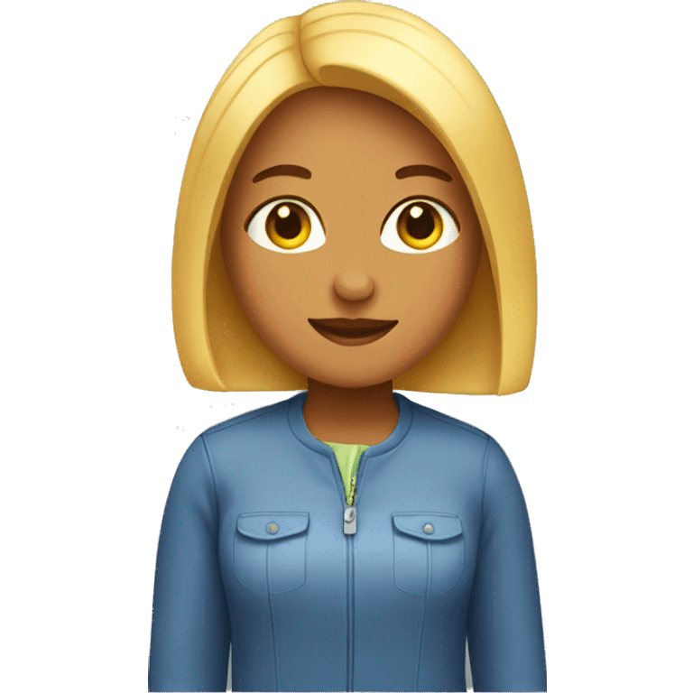 Girl with a bob  emoji