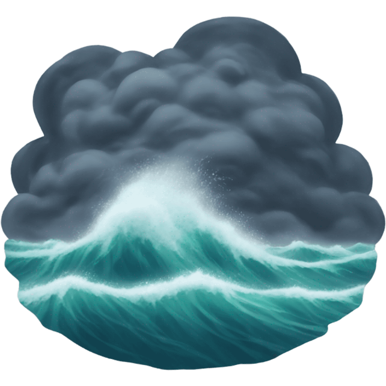 Sea storm emoji