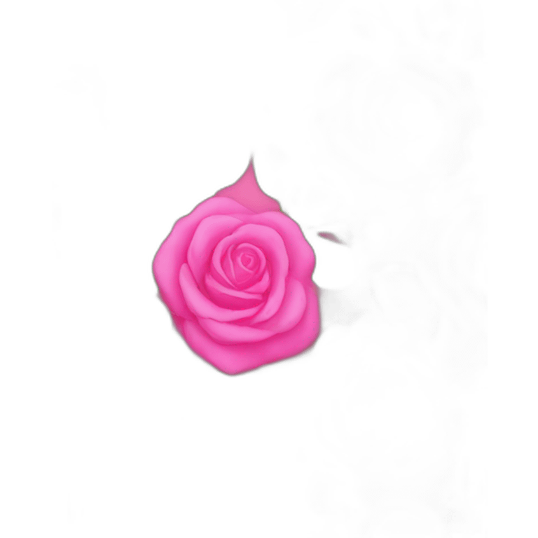 Coeur rose fluo emoji