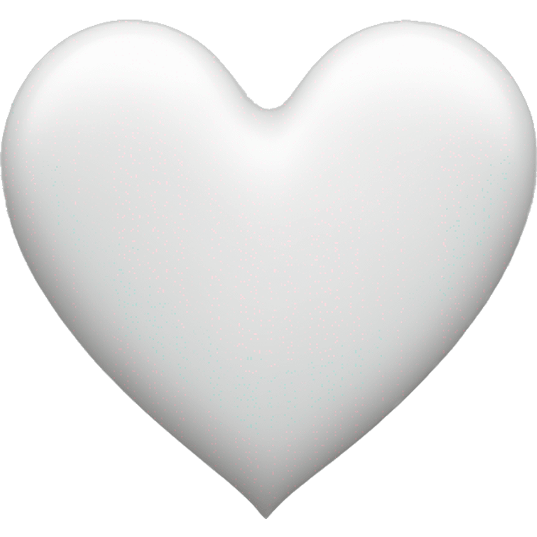 White heart emoji