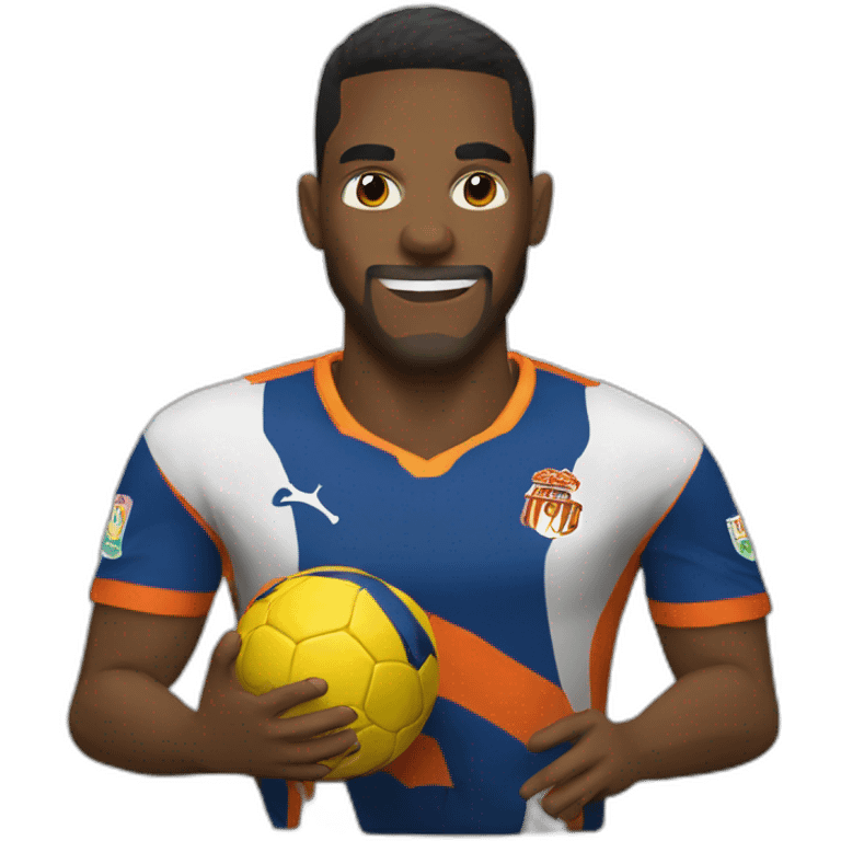 bola de futebol pegando fogo emoji