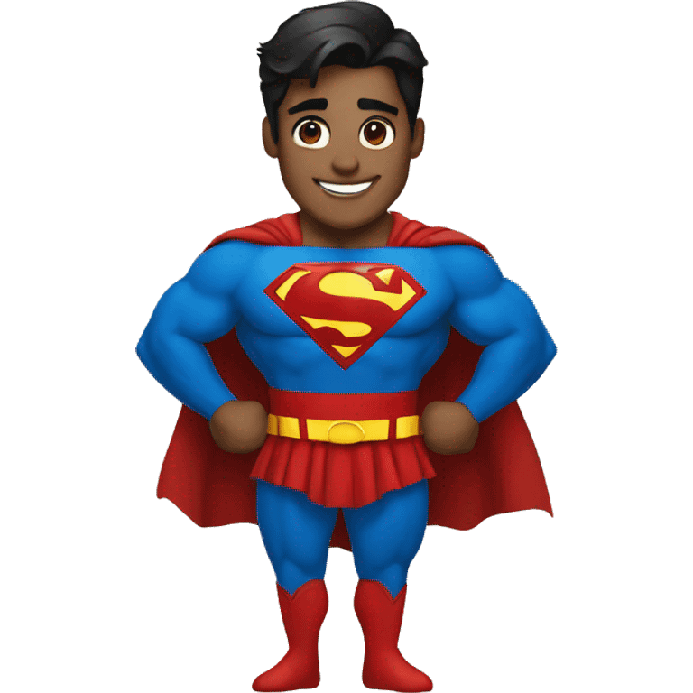 superman en tutu emoji