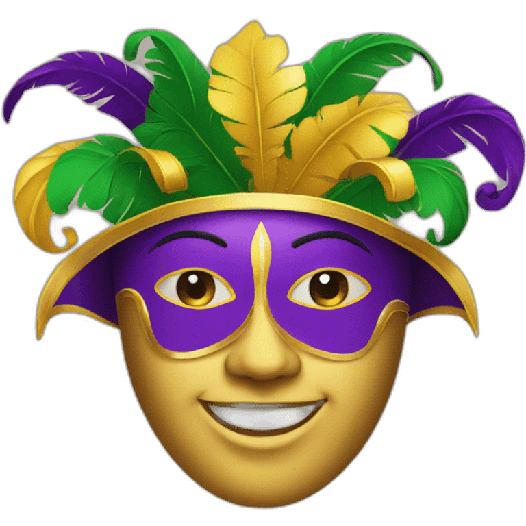 mardi gras emoji