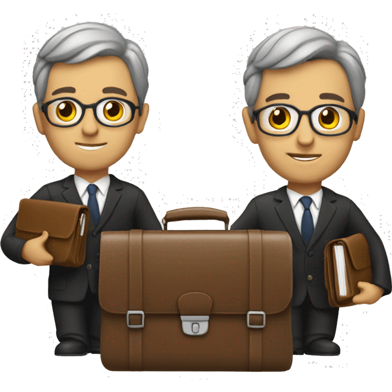 lawyer with briefcase emoji