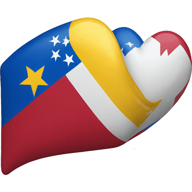 Corazón con bandera de Venezuela  emoji