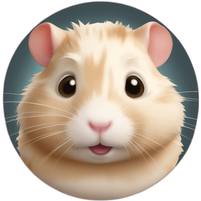 Hamster qui fait un clin d’œil emoji