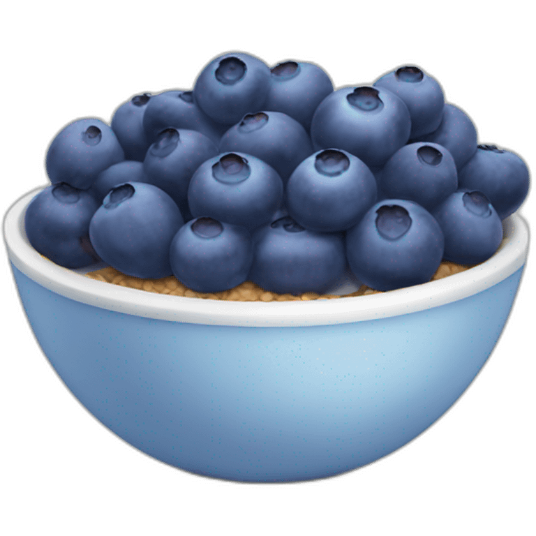 blueberry bowl emoji