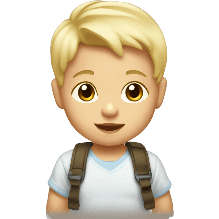 blonde baby boy emoji