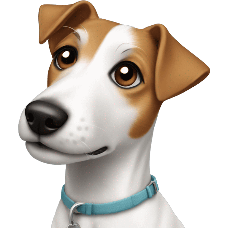 Female Jack Russell terrier  emoji