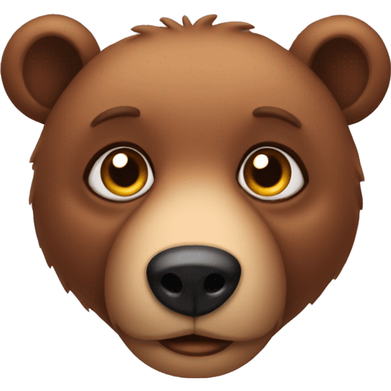 bear with baby eyes emoji