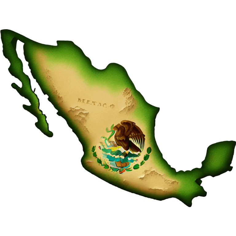 Map of mexico emoji