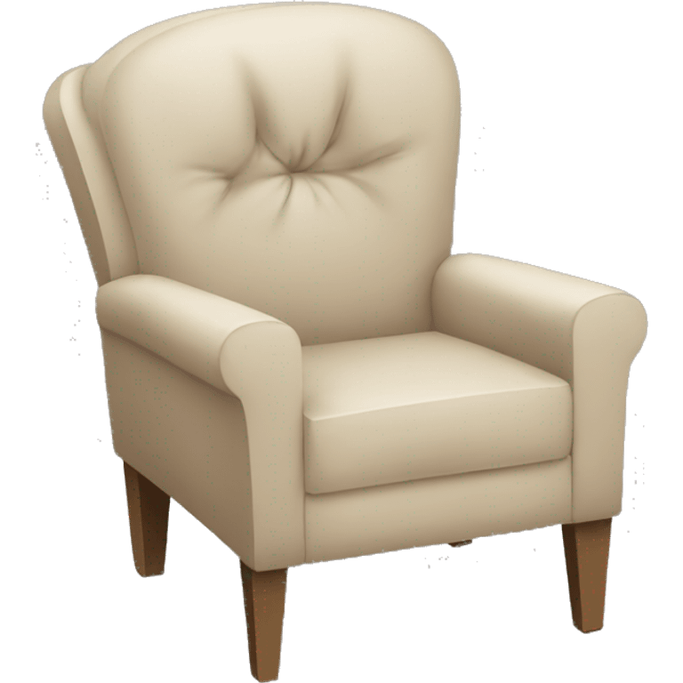 a personified chair that is crying emoji