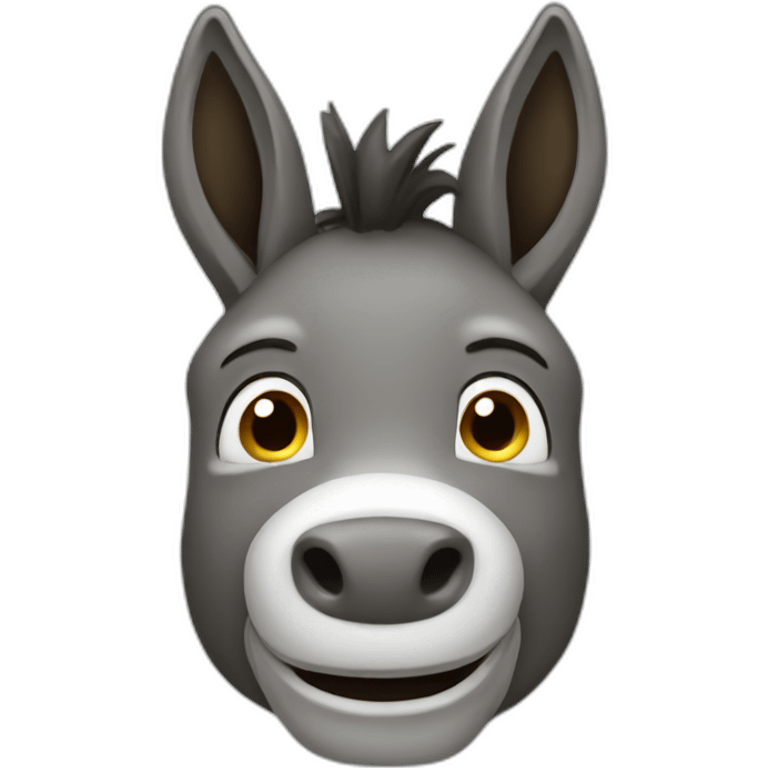 Human donkey emoji