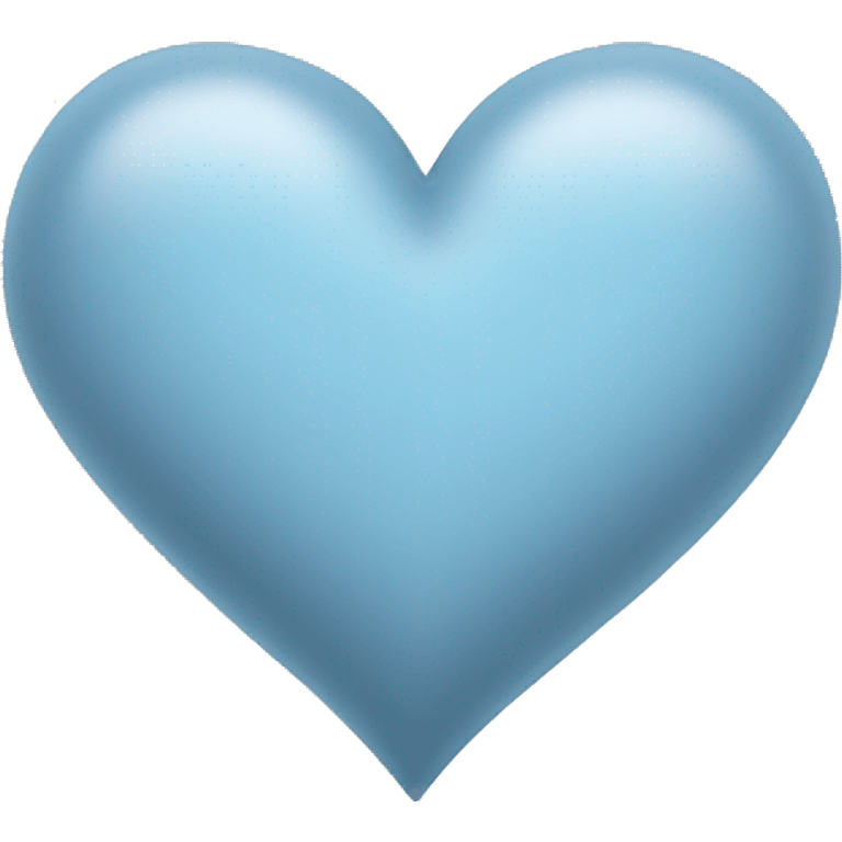 Light gray blue heart emoji