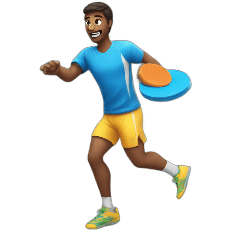 frisbee player emoji