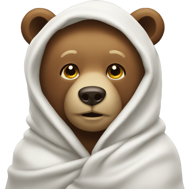 bear in towl emoji