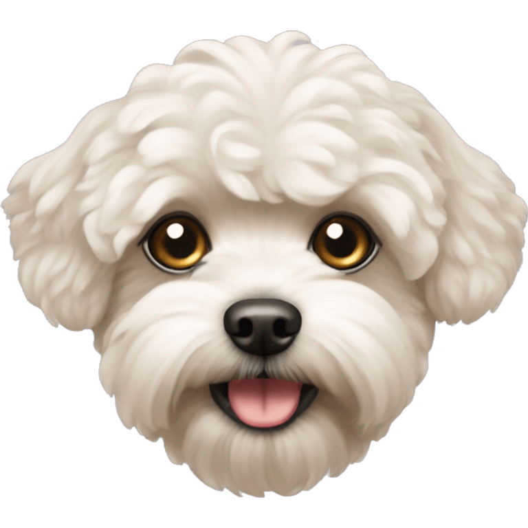 Maltipoo dog emoji