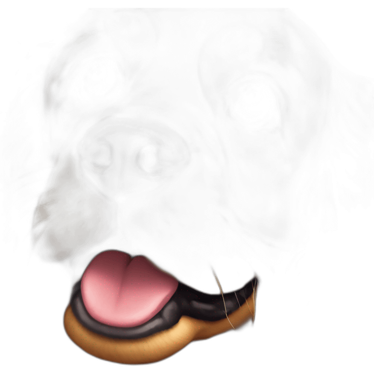 Cocker spaniel gold smile emoji