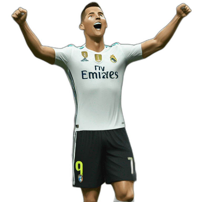 Ronaldo celebration emoji