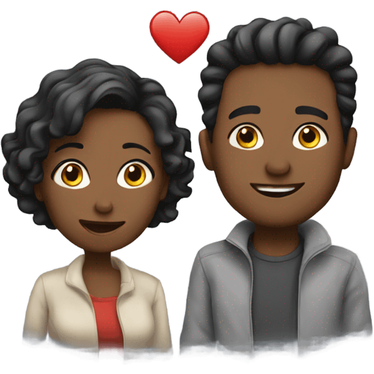 Couple love emoji