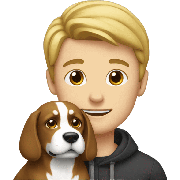 Baiden with his dog emoji